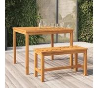 vidaXL Banc de jardin 80 cm en bois massif d'acacia