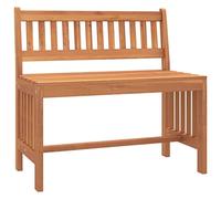 vidaXL Banc de jardin 80 cm en bois massif d'eucalyptus