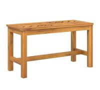 vidaXL Banc de jardin 80 cm en bois massif d'acacia