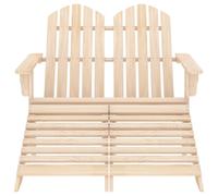 vidaXL Banc de jardin adirondack 2 places avec pieds en bois de sapin