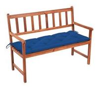 vidaXL Banc de jardin 120 cm Bois d'acacia massif avec support