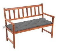vidaXL Banc de jardin avec support 120 cm bois massif acacia