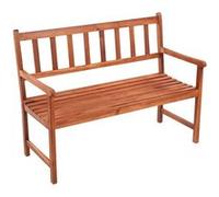 vidaXL Banc de jardin avec support 120 cm bois massif acacia