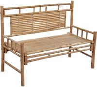 vidaXL Banc de jardin avec support 120 cm bambou