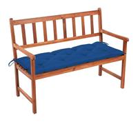 vidaXL Banc de jardin avec support 120 cm bois massif acacia