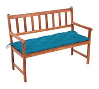 vidaXL Banc de jardin avec support 120 cm bois massif acacia