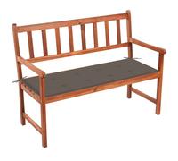 vidaXL Banc de jardin avec support 120 cm bois massif acacia