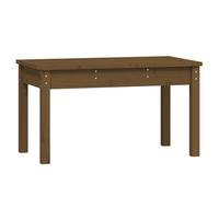 vidaXL Banc de jardin brun miel 80x44x45 cm pin massif