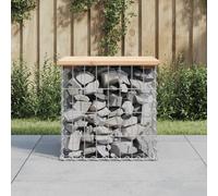 Vidaxl Banc De Jardin Design De Gabion 43x44x42 Cm Bois Massif De Pin