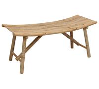 vidaXL Banc de jardin naturel 110 x 45 x 50 cm Bambou