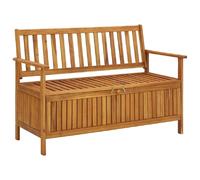 vidaXL Banc de rangement 120 cm - Bois d'acacia