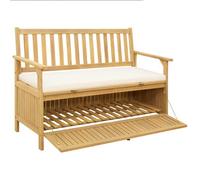 Vidaxl Banc De Rangement Avec Coussin Avec Stockage 120 X 63 X 84 Cm
