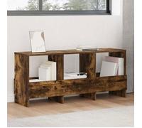 VIDAXL Banc de rangement avec porte-magazines chêne fumé 102 x 30 x 45 cm