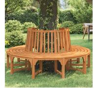vidaXL Banc d'arbre rond Ø208 cm bois massif eucalyptus