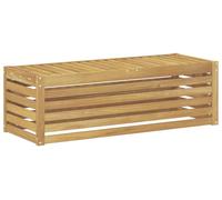 vidaXL Banc d'extérieur blanc 115 x 43 x 37 cm en bois massif d'acacia