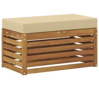 vidaXL Banc d'extérieur en bois massif d'acacia naturel