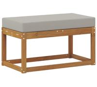 vidaXL Banc d'extérieur en bois massif d'acacia naturel