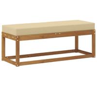 vidaXL Banc d'extérieur en bois massif d'acacia naturel