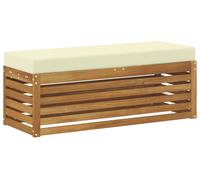 vidaXL Banc d'extérieur en bois massif d'acacia naturel