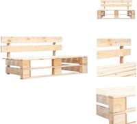 vidaXL Banc d'extérieur palettes bois - Bancs de jardin