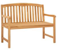 vidaXL Banc en forme de rose fait main 114 x 60,5 x 95 cm en teck massif