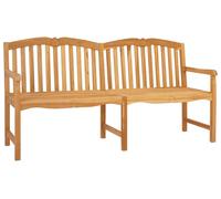 vidaXL Banc en forme de rose fait main 180,5 x 60 x 96 cm en teck massif
