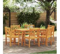 vidaXL Banc extérieur 6 pcs Naturel 56 x 55,5 x 90 cm 3324847