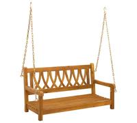 vidaXL Banc-hamac de jardin pour 2 personnes, 110 x 56 x 58 cm, en bois d'acacia massif