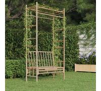vidaXL Banc jardin pergola Bambou