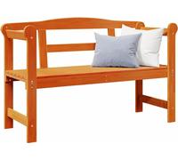 vidaXL Banc Outdoor Marron 119 x 44 x 76 cm Pin massif