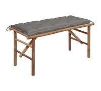 VIDAXL Banc pliable Bambou