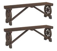 vidaXL Bancs de jardin 2 pcs. Sapin massif
