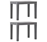 vidaXL Bancs de jardin lot de 2