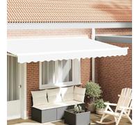 Vidaxl Bande De Auvent Blanc 3.8 X 0.2 M Toile