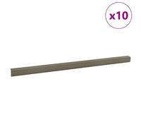 Vidaxl Bande D'escalier 10 Pcs Champagne 67 Cm Aluminium