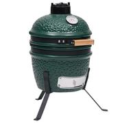 vidaXL Barbecue à fumoir Kamado 2-en-1 Céramique 56 cm Vert