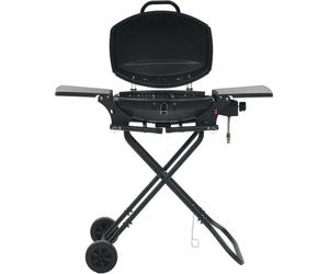 vidaXL Barbecue à gaz portable avec zone de cuisson Noir