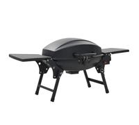 vidaXL Barbecue à gaz portatif 44276 - 2 zones de cuisson - Noir