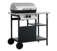 vidaXL Barbecue à Gaz avec Tablette à 3 Couches Gril d'Extérieur Gril de Cuisson Cour Jardin Fête en Plein Air Durable Noir 47392