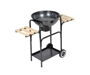 vidaXL Barbecue sphérique Nevada Barbecue au charbon de bois