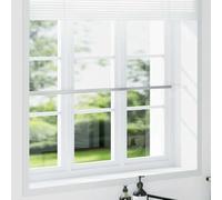vidaXL Barre de sécurité réglable pour fenêtre 710-1200 mm Acier Argent Protection enfants