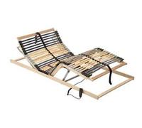 vidaXL Sommier à Lattes Marron 80 x 190 cm Bois de hêtre Massif, Mobilier de Chambre Moderne, Cadre de lit rectangulaire, Base en hêtre Solide, Support Matelas stylé, déco Fonctionnelle