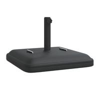 vidaXL Base de Parasol avec poignées pour mâts Ø38 / 48 mm 27 kg carré, Base de Parasol, Pied de Parasol de terrasse, Porte-Parasol
