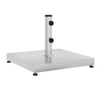 VIDAXL Base de parasol carré 28kg Argenté