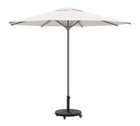 vidaXL Base de Parasol pour mâts Ø38 / 48 mm 25 kg Rond, Base de Parasol, Pied de Parasol de terrasse, Porte-Parasol, Support de Parasol