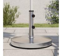 vidaXL Pied de parasol pour mâts Ø32/38/48 mm 25 kg Rond Argenté