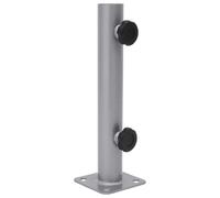 vidaXL Base parasol Ø32/34/38 mm argenté acier