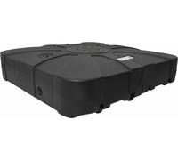 vidaXL Socle pour parasol à pied déporté Noir 86 x 86 x 19 cm