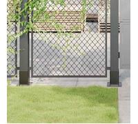 vidaXL Bases de poteau carrées 12 pcs anthracite 91x91 mm