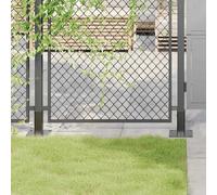 vidaXL Bases de poteau carrées 4 pcs anthracite 46x46 mm